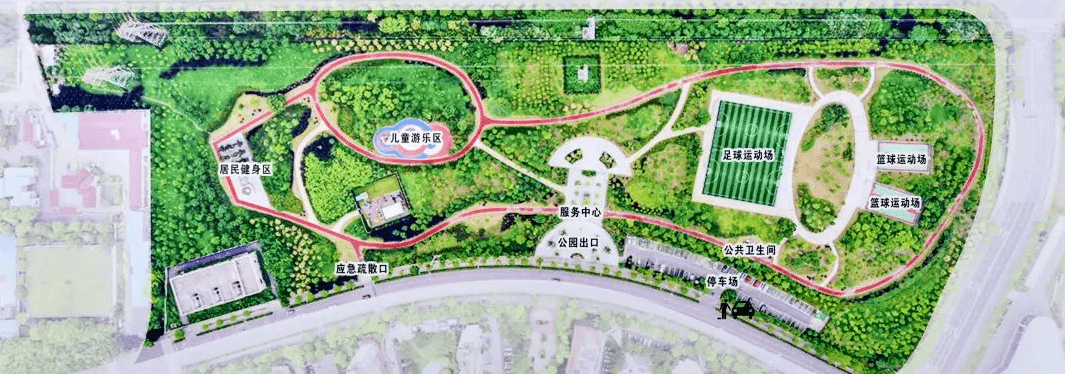 上海森兰绿洲公园开园,运动健身场地均为苏州大乘承建