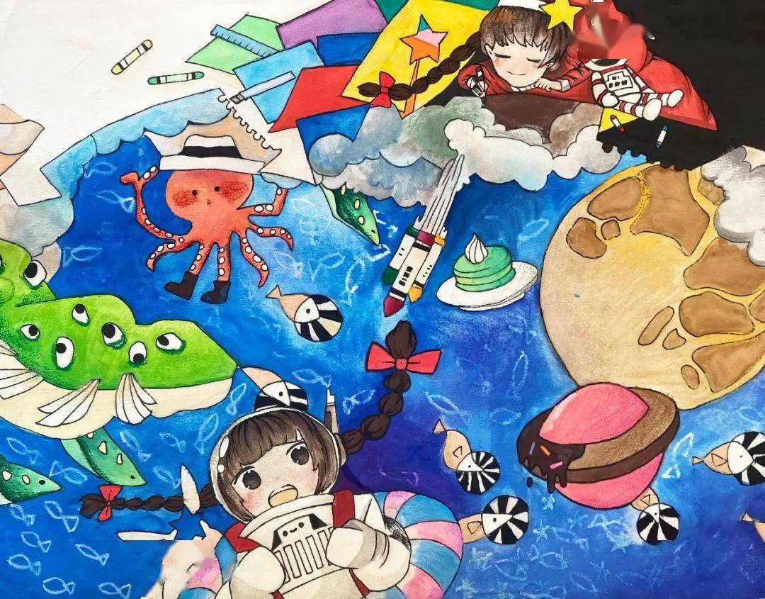 "少年派与中国航天"科幻创意绘画征集作品选(五)