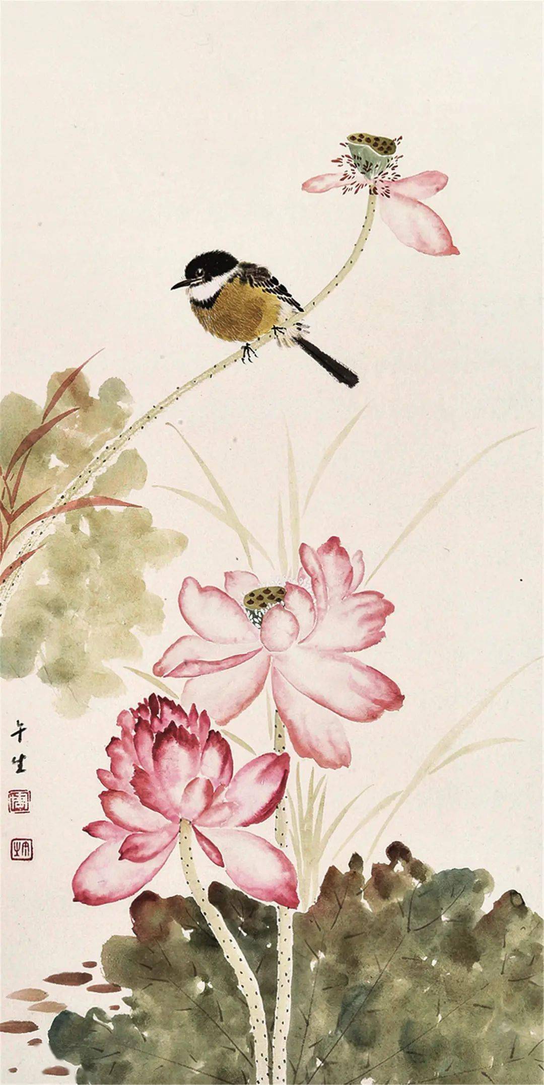 周午生 荷花