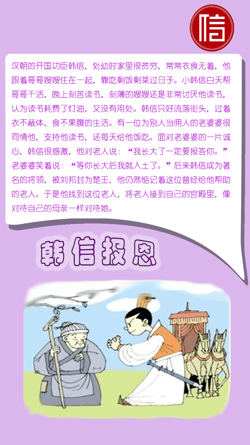 诚信文化韩信守信报恩的故事您知道吗