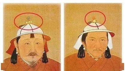 至为珍贵,陆锡兴在《明梁庄王墓帽顶之研究》以及元朝皇帝画像中,也能