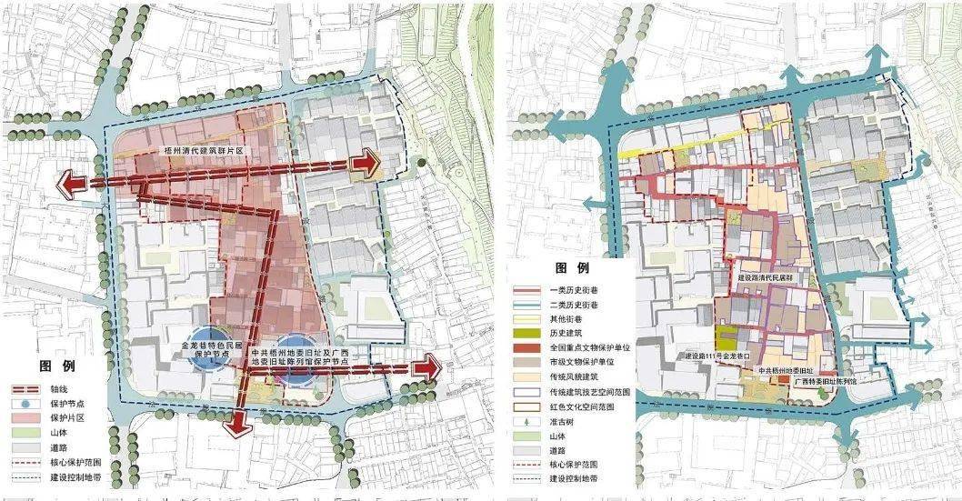 保护规划范围示意图 维新里历史文化街区