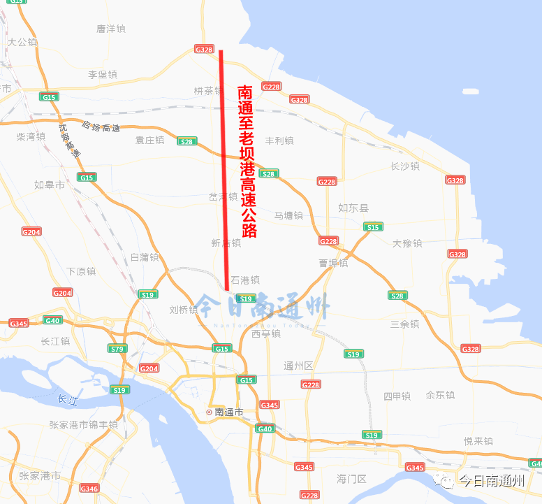 或起于石港镇西侧,南通又一条新的高速公路正在初步规划中