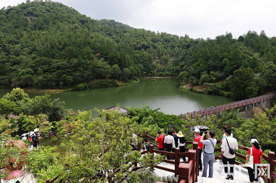 【图集】广州再增一森林公园 记者抢先体验"森林氧吧"