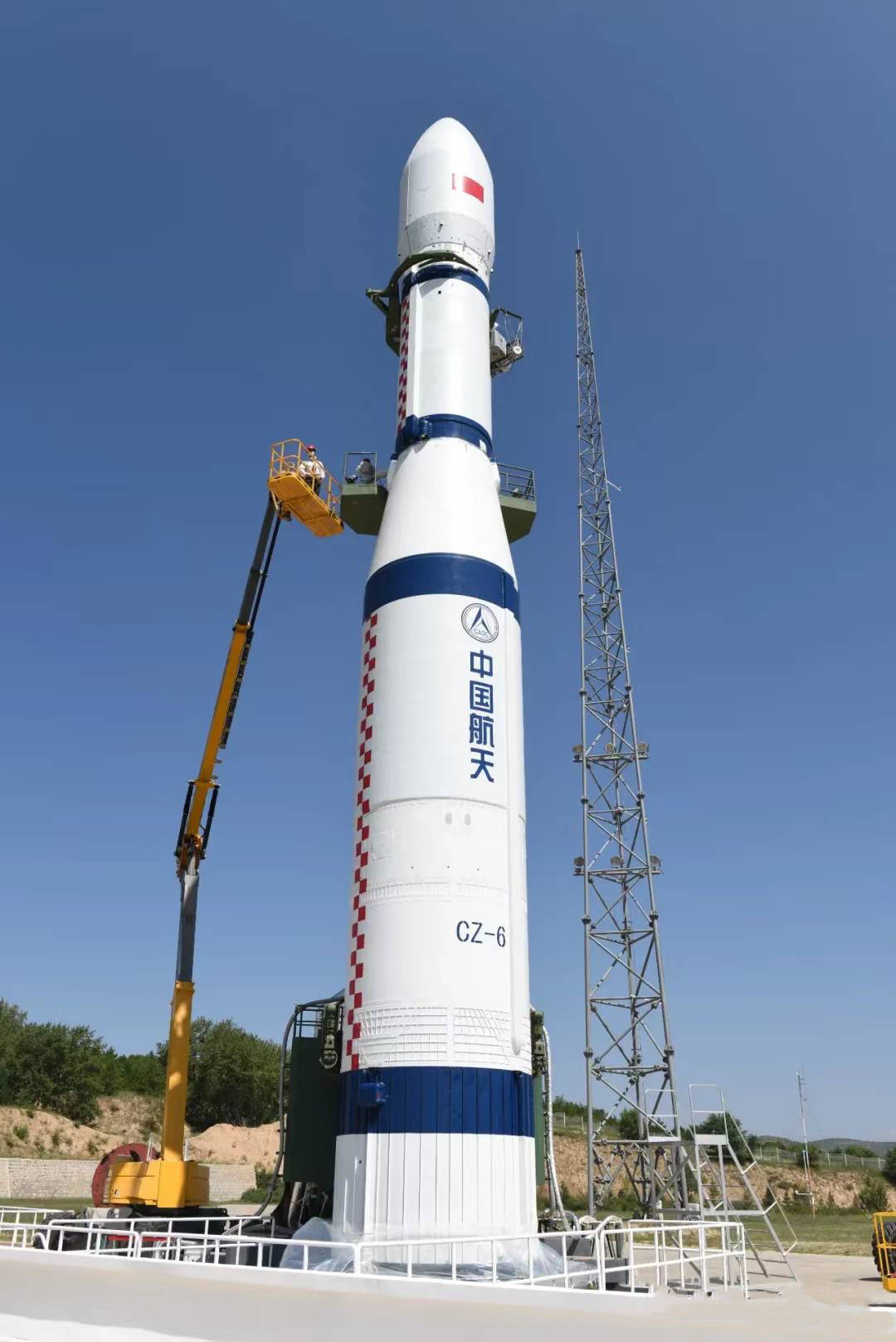 长征六号运载火箭发射,2颗多媒体贝塔试验卫星进入预定轨道
