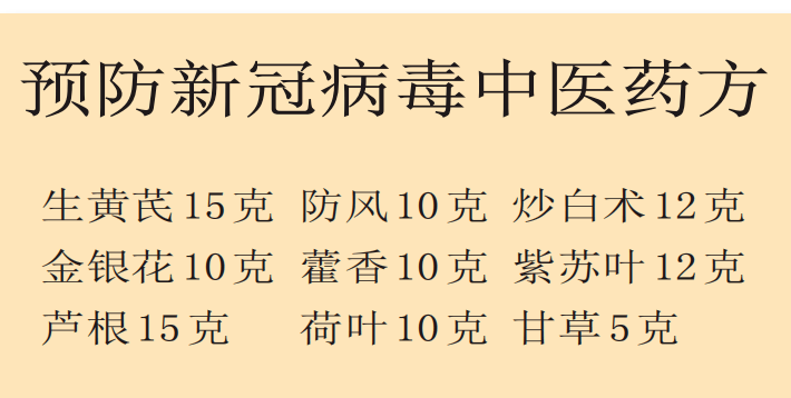 在各大平台发布"预防新冠病毒中医药方,受到了多方关注