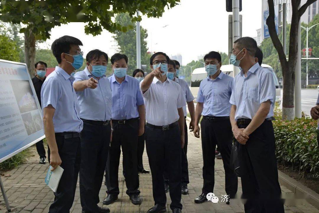 示范区管委会主任,代市长庄建球调研城市建设工作