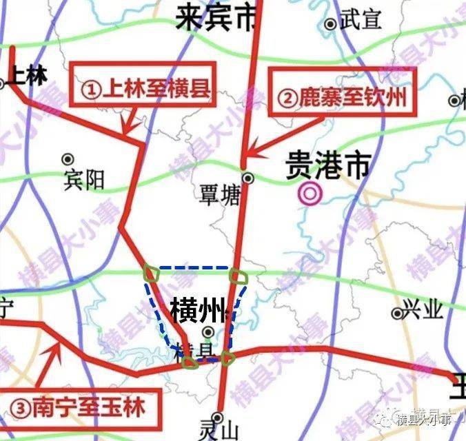 8条信息:横州市微友说"如果这三大高速建成!就成横州市一环了···"