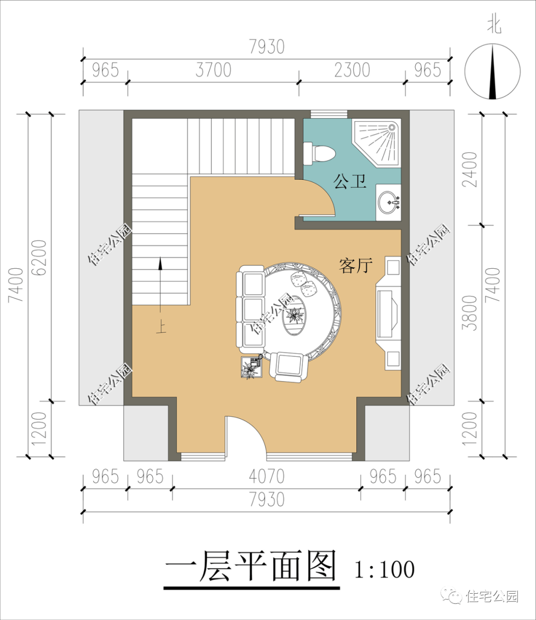 7×7米民宿户型,未来农村建房新起点,展现极致品味_设计