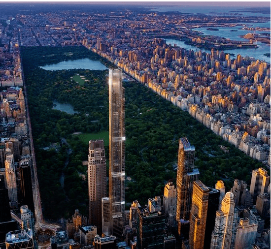 像美国曼哈顿cbd核心位置的纽约曼哈顿中央公园e59,是美国贵族,财富