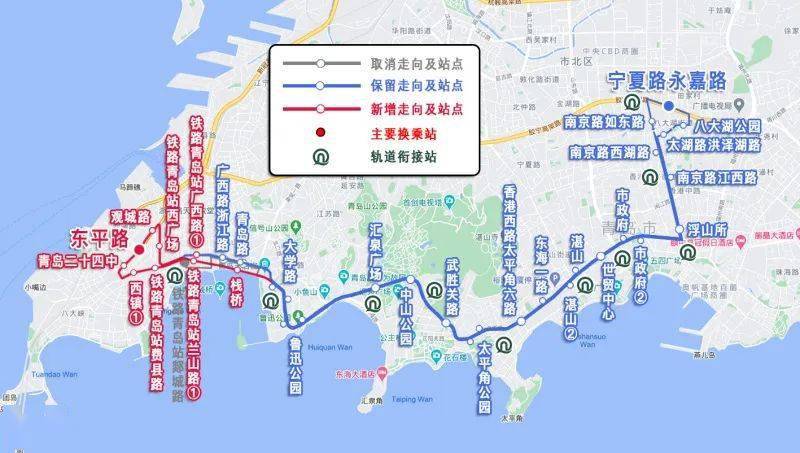 青岛人出行注意!7路,26路,223路公交线将优化调整