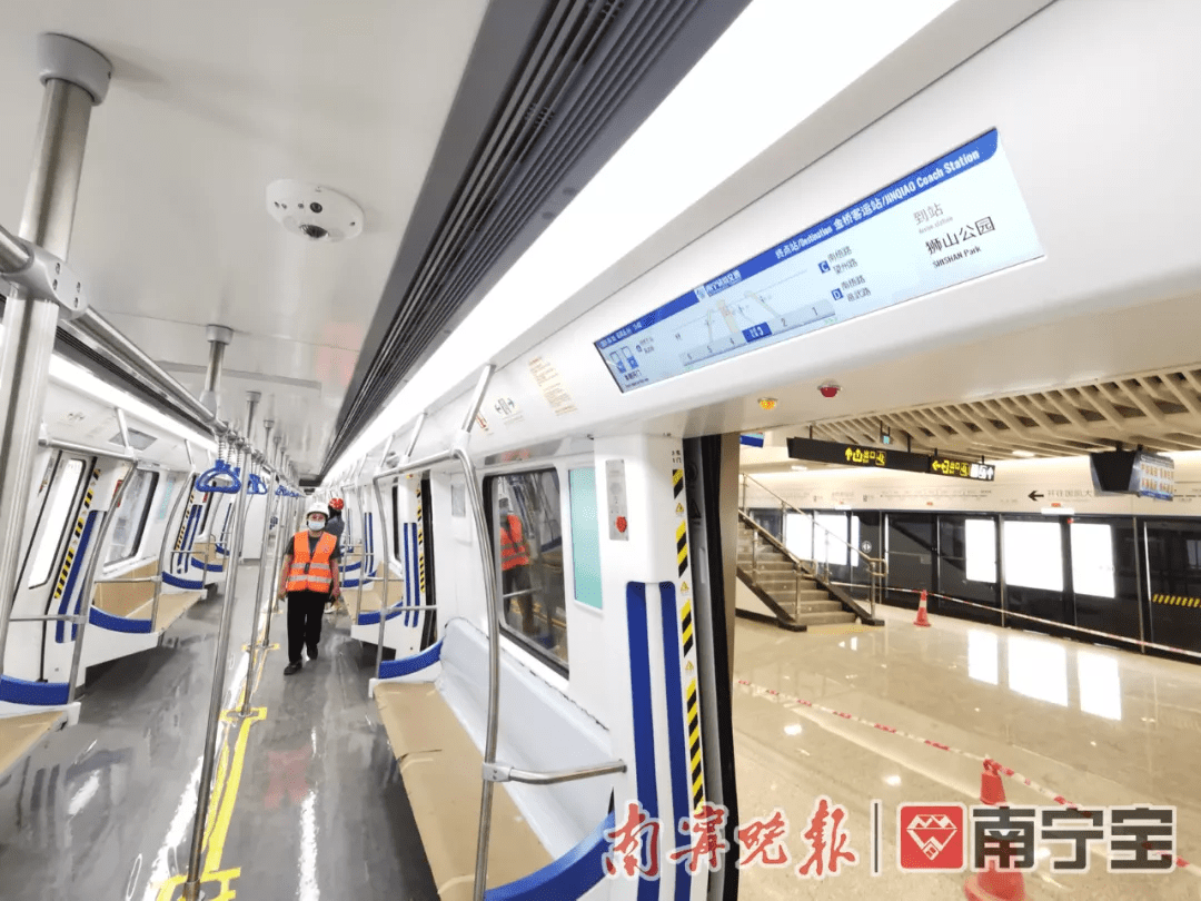 开通试运营"倒计时"!南宁首条全自动驾驶地铁线开始空载试运行