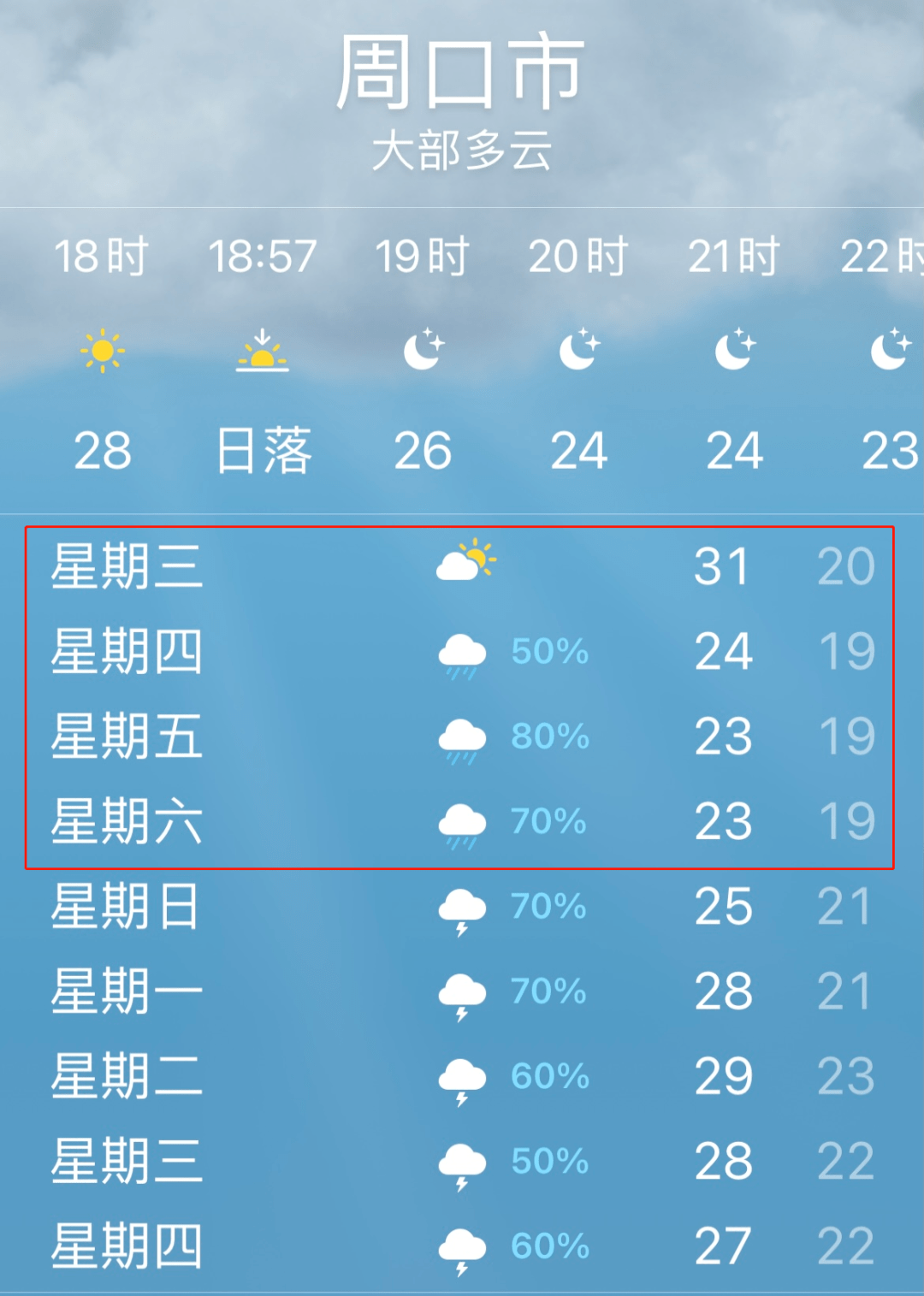 周口即将一秒入秋,持续降雨或超7天……_天气