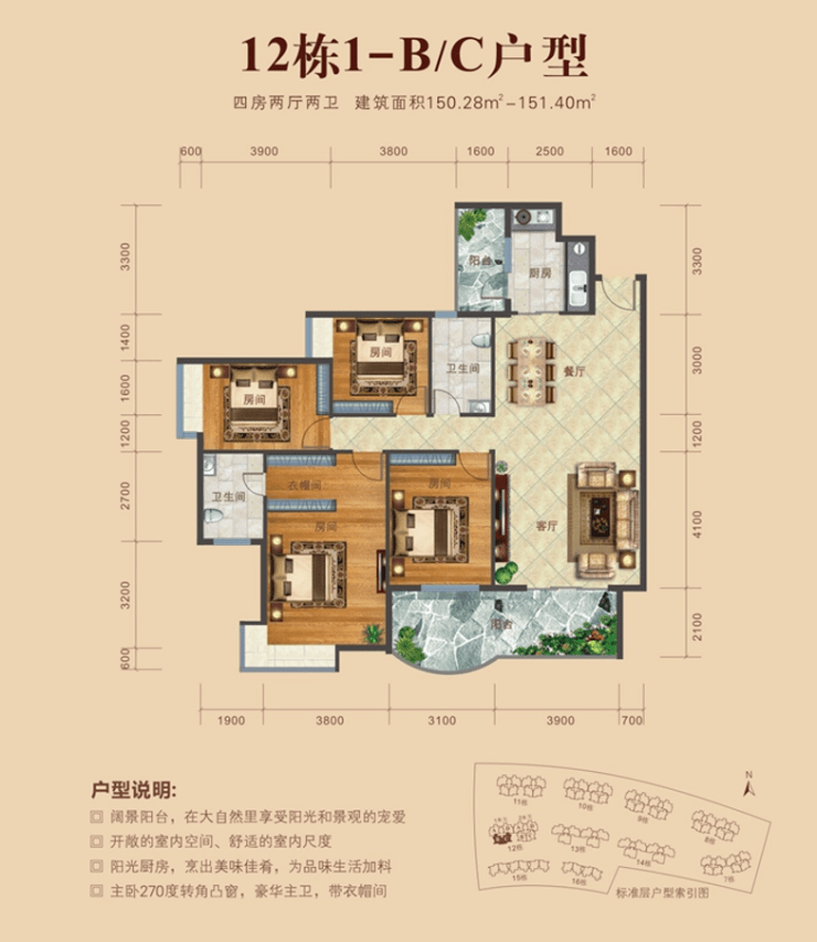 河源鸿大城二期户型图