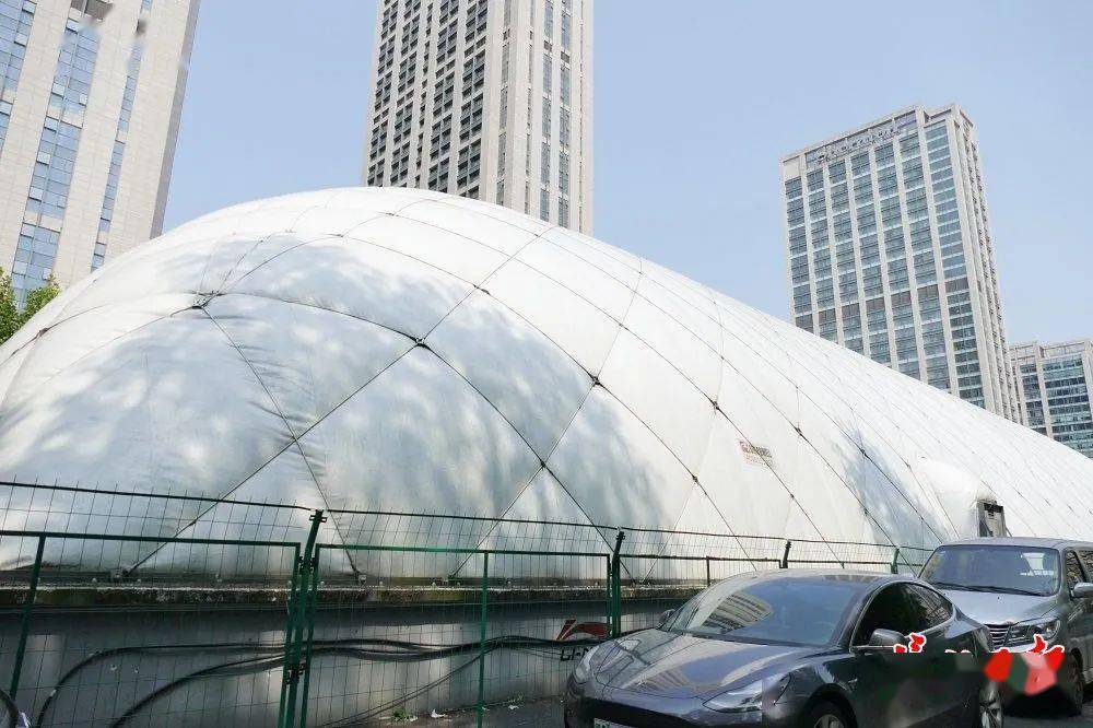 气膜体育馆亮相cbd