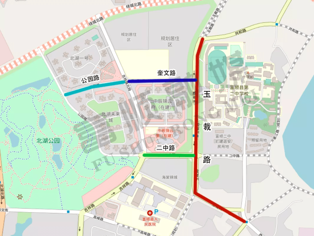 富顺对多条道路命名更名涉及城区多地