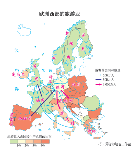 【备考干货】区域地理知识梳理欧洲西部考点整理