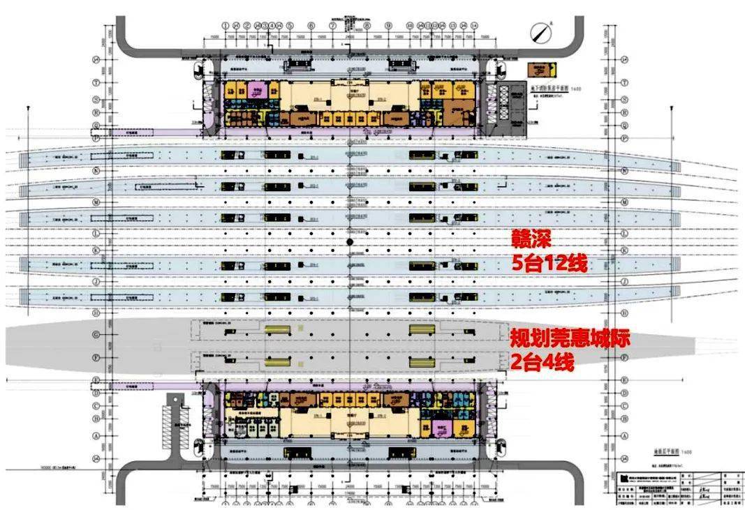 惠州北站高铁地铁城轨三站合一类似深圳北站