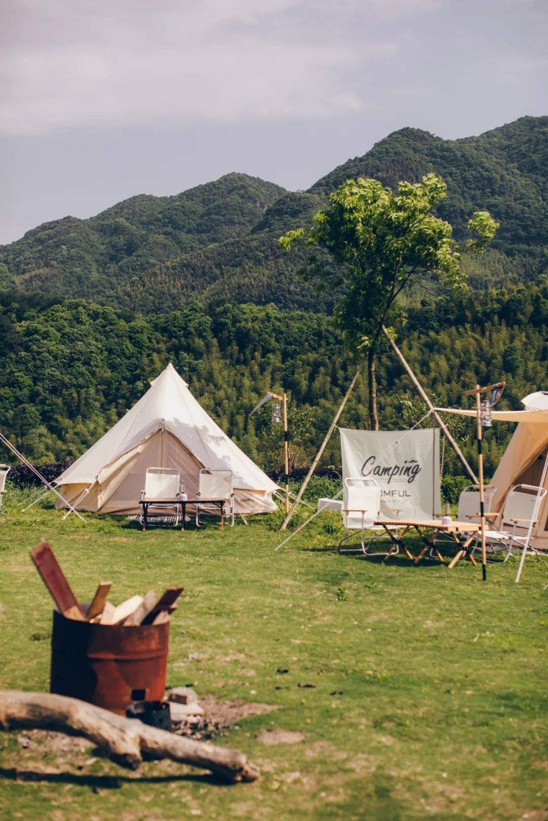 十一露营龙观野奢glamping轻奢美食荒野咖啡与自然来一次满怀相拥