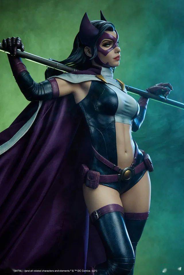 sideshow premium format figure 系列 dc【女猎手】huntress 全身