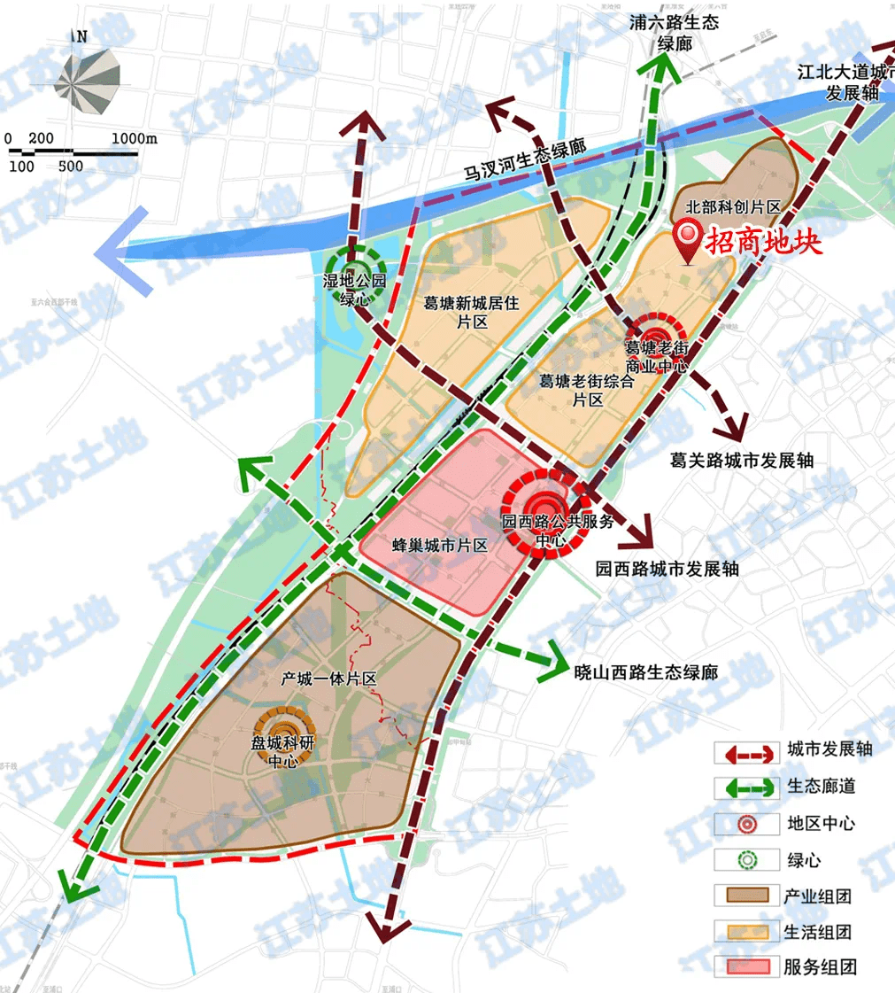 江北新区重点推介这16幅优质地块_规划