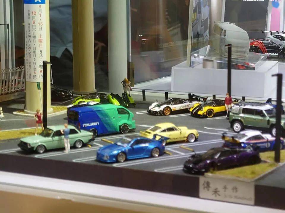 2021香港车仔展这里不单有车模还有各种场景就是没人