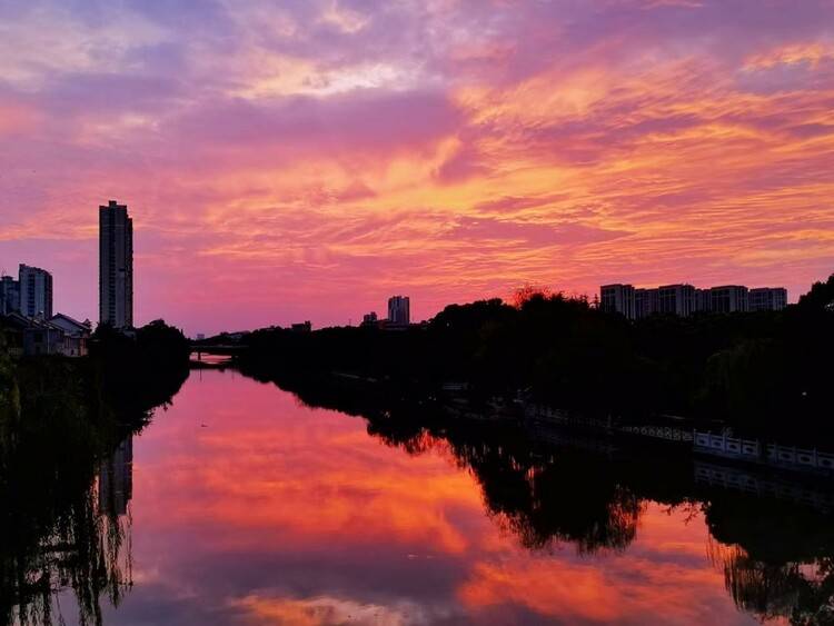 底色|扬州江都南水北调源头：秋水长天一色 辉映初心画卷