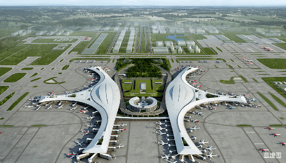 一座城市的黄金时代 成都向东,天府国际机场正式运营,"一山连两翼"