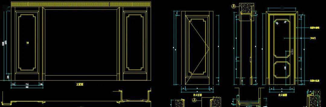 这份门cad节点大全,你不备一份?