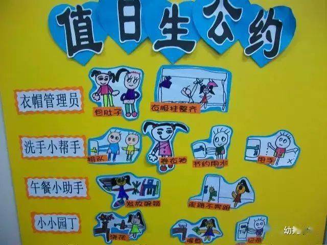 【生活即教育】幼儿园中,大班值日生轮流表这样设计,孩子们干活更起劲