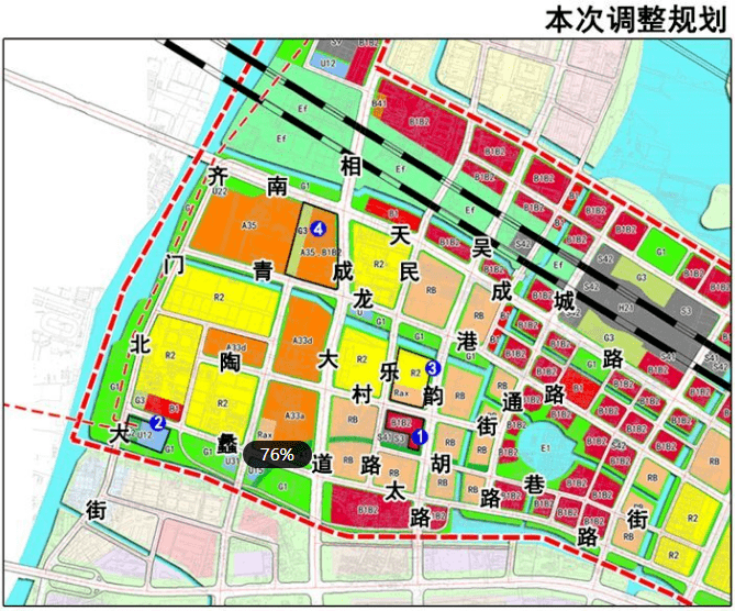 即《苏州市高铁新城南片区控制性详细规划》确定的10基本控制单元,总