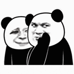 熊猫头说悄悄话动图合集
