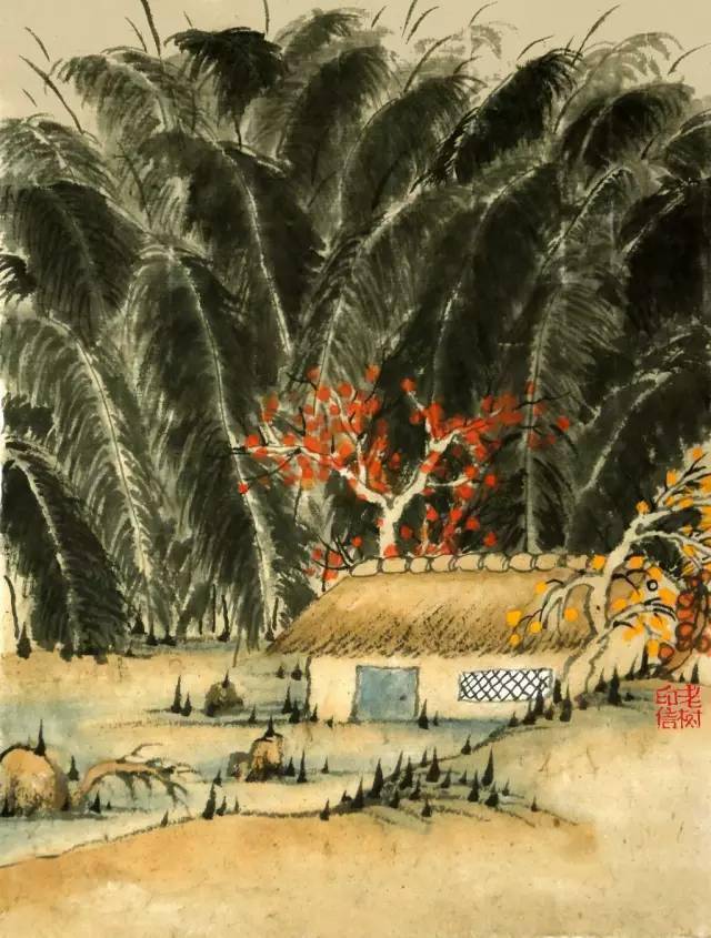 老树画画:重阳节快乐!