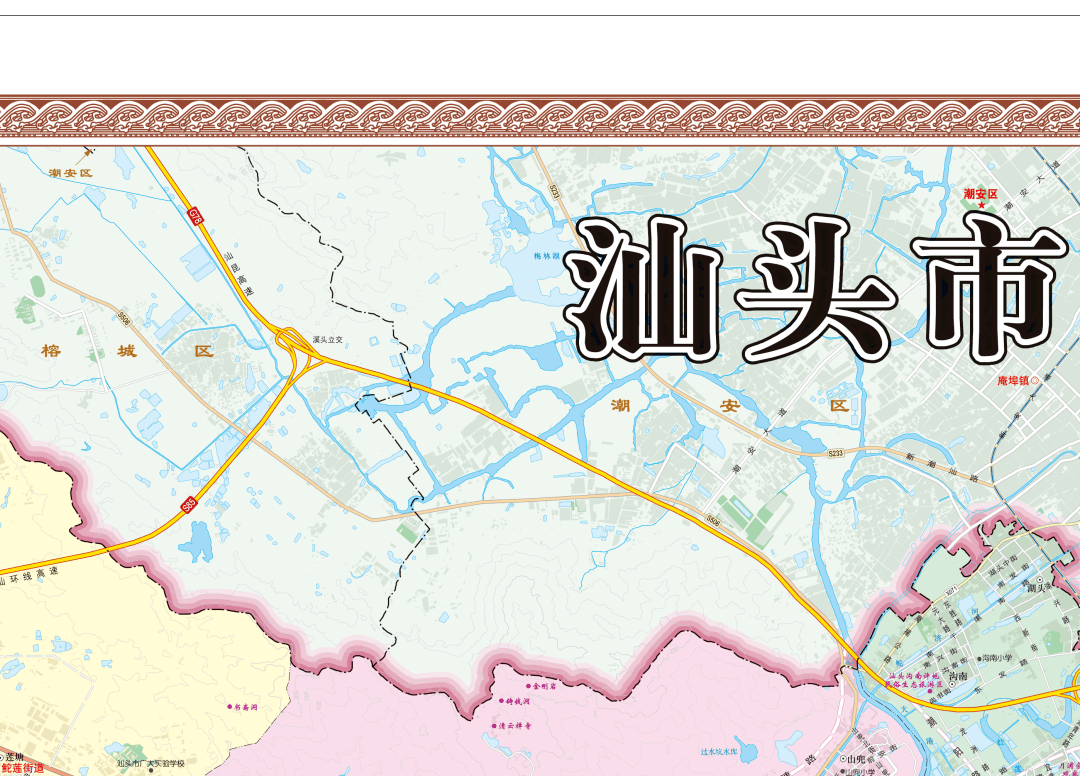 最新| 汕头市2021最新最全版地图新鲜出炉!澄海,金平