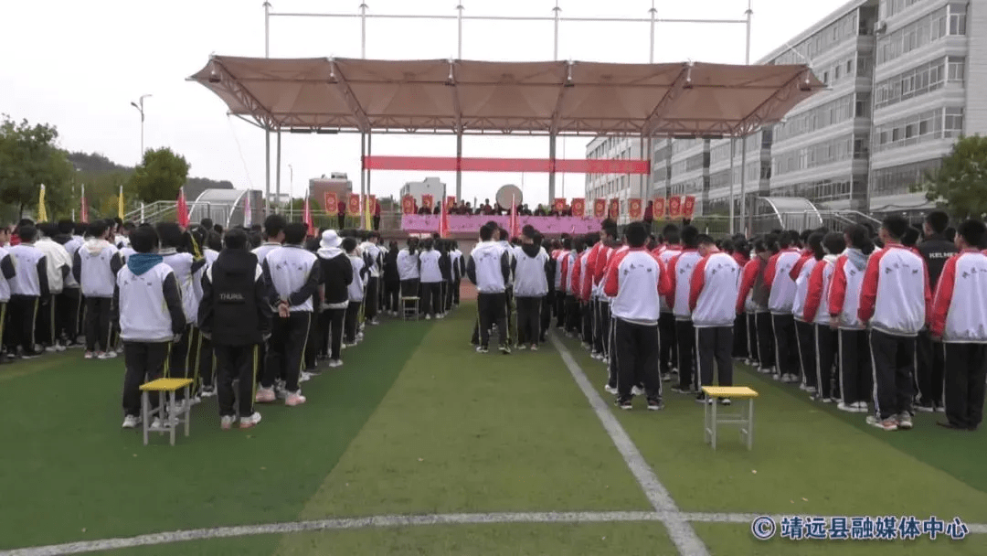靖远一中举行高一高二阶段性班级大挑战活动