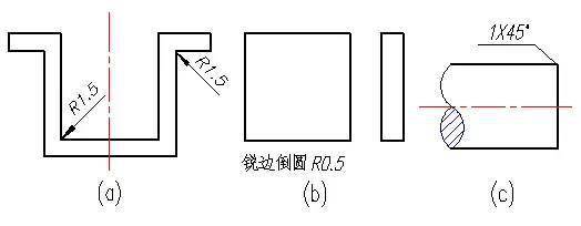 【机械制图】12种机械制图中常用的图纸简化画法_结构