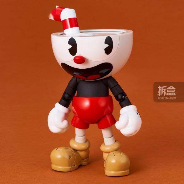 1000toys cuphead 茶杯头 马克杯人 可动人偶手办潮玩