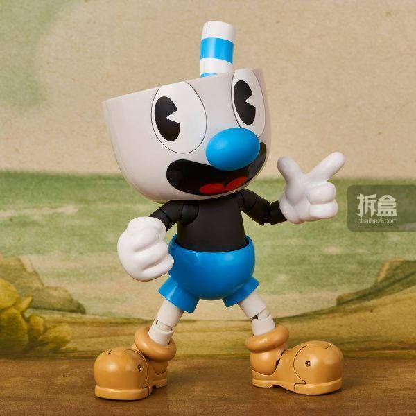 1000toys cuphead 茶杯头 马克杯人 可动人偶手办潮玩