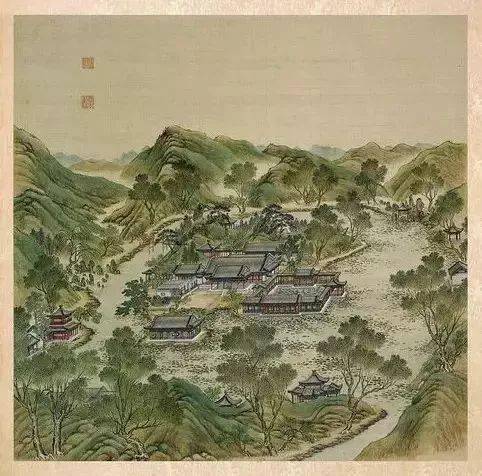 33.接秀山房位于福海东岸南部,建于1731年(雍正九年)前后.