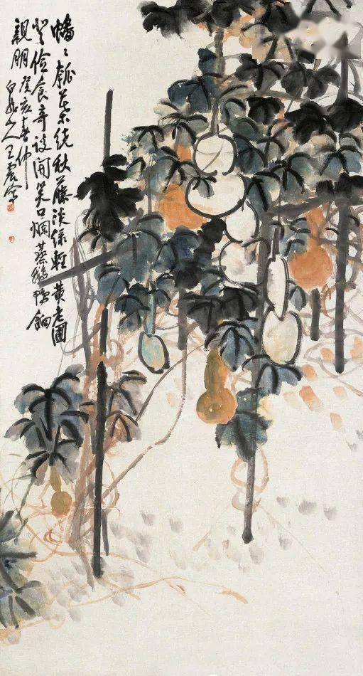 王一亭花鸟画欣赏