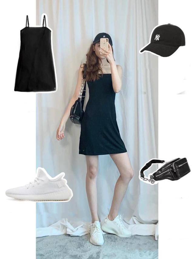 身材 吊带裙怎么穿更显优雅？学学博主这样穿，俏皮还带点女人味
