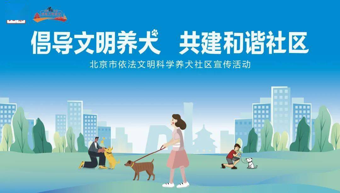 文明养犬宣传活动走进西城爱民里社区