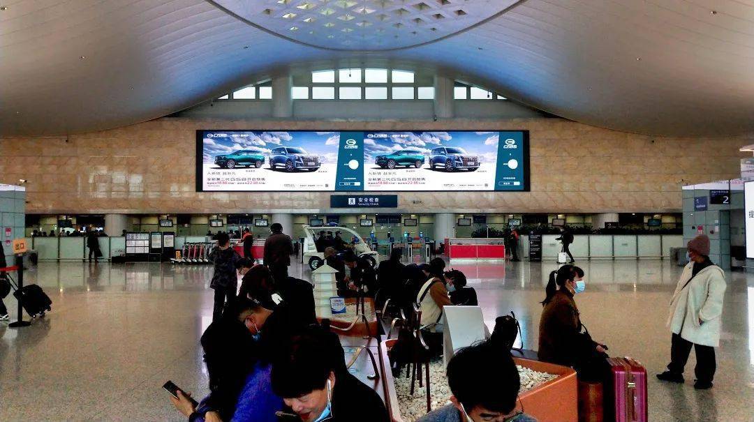 杭州萧山国际机场   t1出发大厅-led