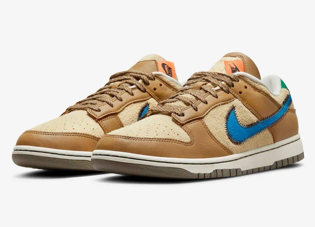 x nike dunk low_鞋舌