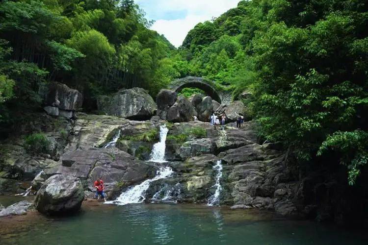山水风光区:幢起岩,赤水桥,土地庙,丹山石壁,双鹿轩,白虎潭,青龙潭