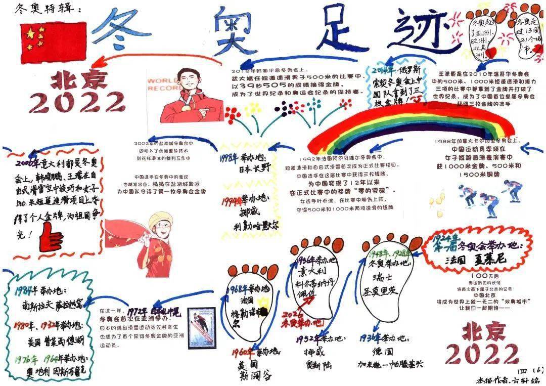 二附集团通师二附激情冰雪筑梦冬奥通师二附四年级数说冬奥实践作业展