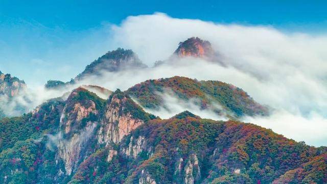 河南秋天风景最美的山平顶山尧山风景区一定不要错过