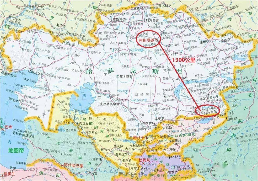 "风暴眼"中的哈萨克斯坦的几个地理考点_里海_储量