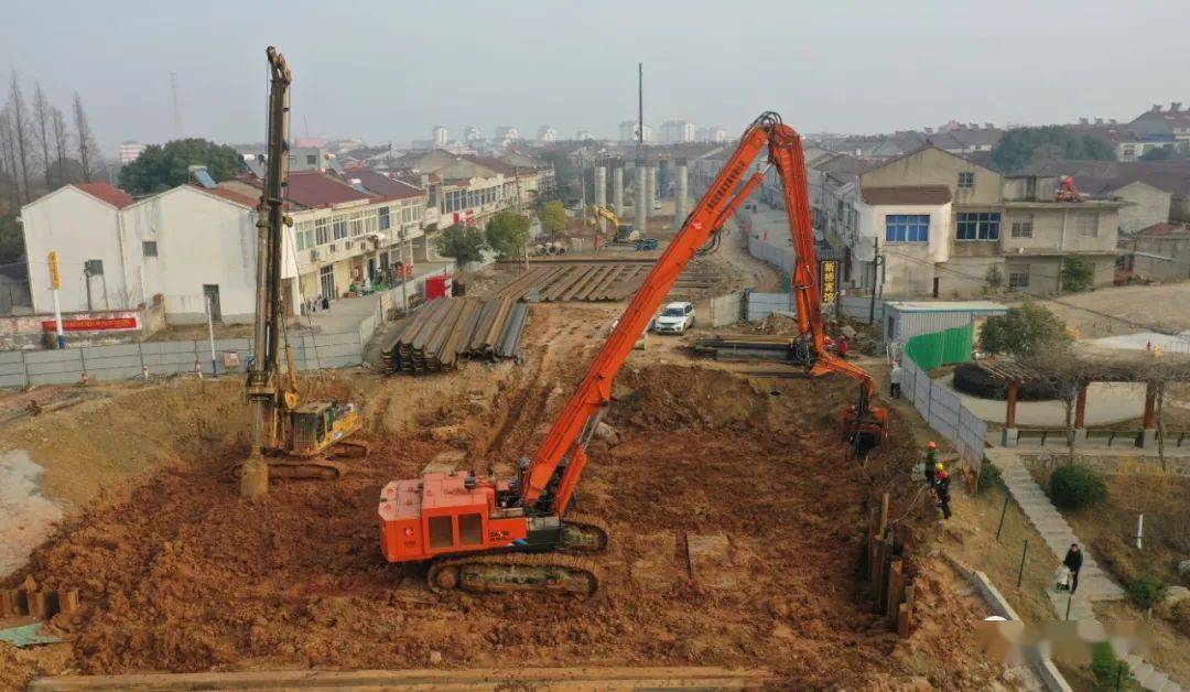 巢南这座大桥拆除重建_江济淮_沐集_施工