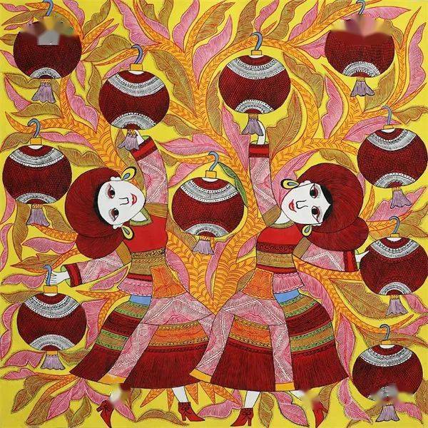 文旅资讯贵州水城农民画精品成果展优秀作品云展二